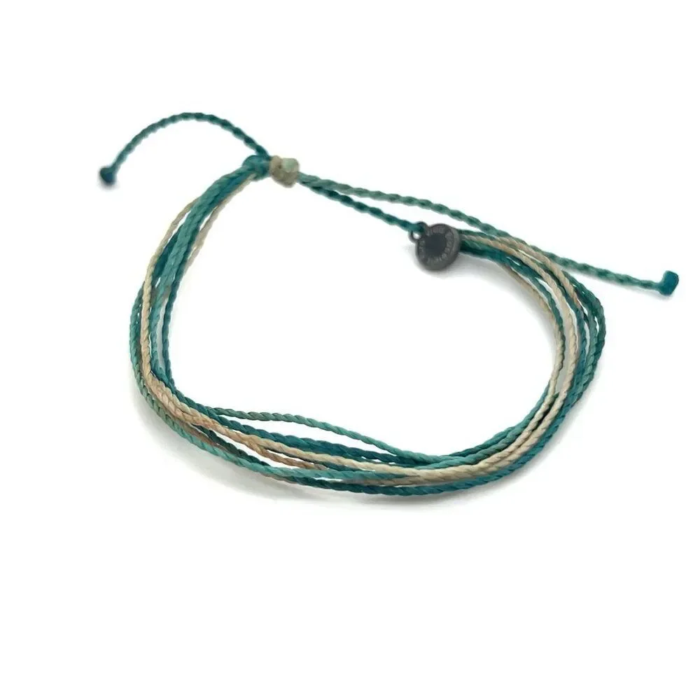 Pura Vida Green/Beige Bracelet (A1)‎